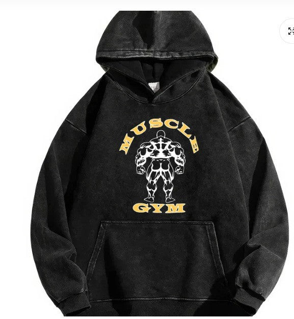 Dame hoodie med inspirerende fitness motiv Skovae