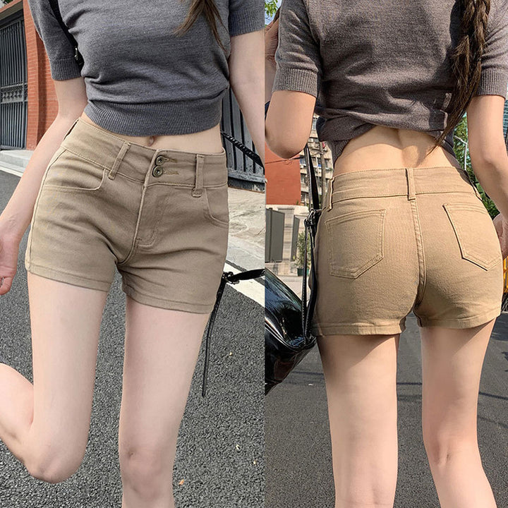 Dame Skræddersyede Denim Shorts Stilla