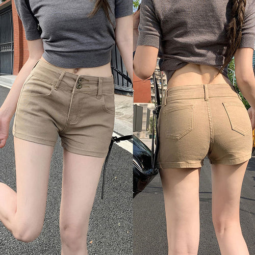 Dame Skræddersyede Denim Shorts Stilla