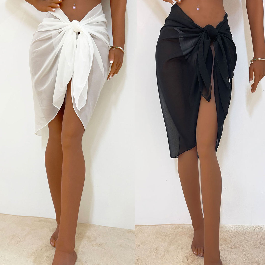 Dame elegant beachy Sarong med binde-detalje Skovae