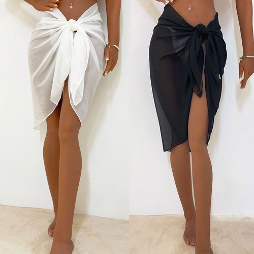 Dame elegant beachy Sarong med binde-detalje Skovae