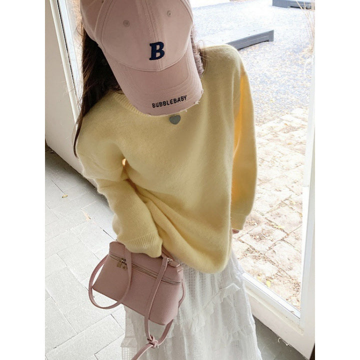 Kvinders komfortable strikket sweater med oversized snit Stilla