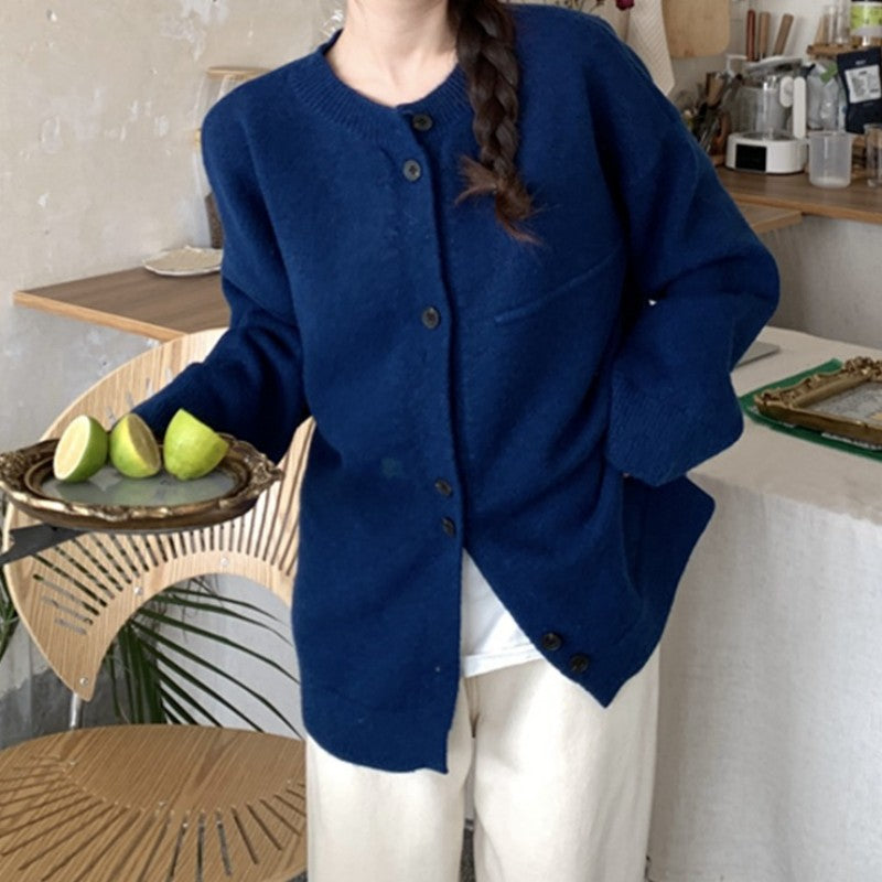 Kvinders cardigan lavet af høj kvalitet blødt garn og knapløs design Stilla