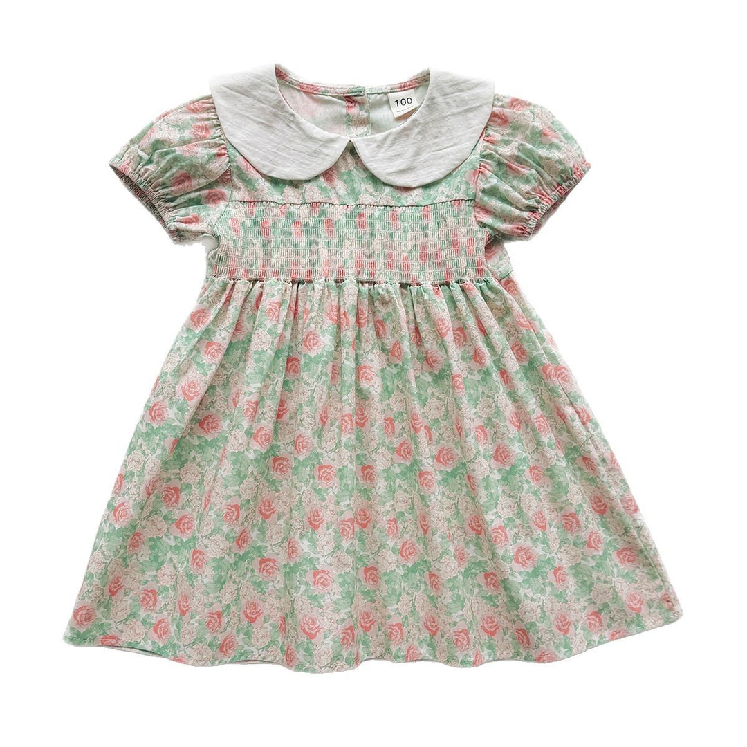 Femme Vintage Floral Kjole Stilla