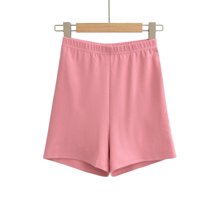 Dame Sportliche Fritidshort i let bomuldsblanding med elastisk talje Stilla