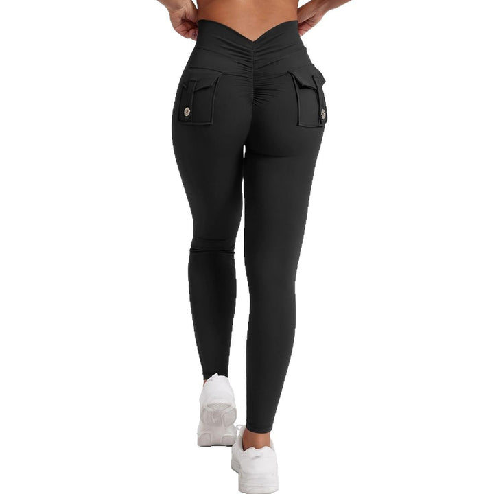 Dame Højtaljede Sportleggings med praktiske lommer Stilla
