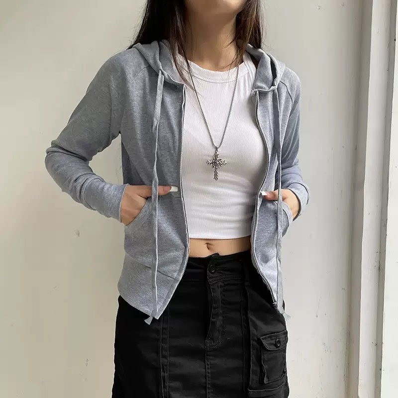 Femme Letvægts Zip-Up Hoodie Stilla