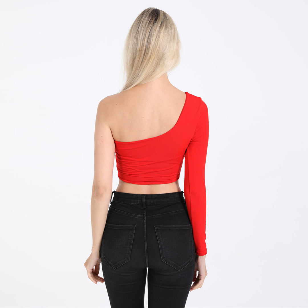 Dame Off-Shoulder Crop-Top Skovae
