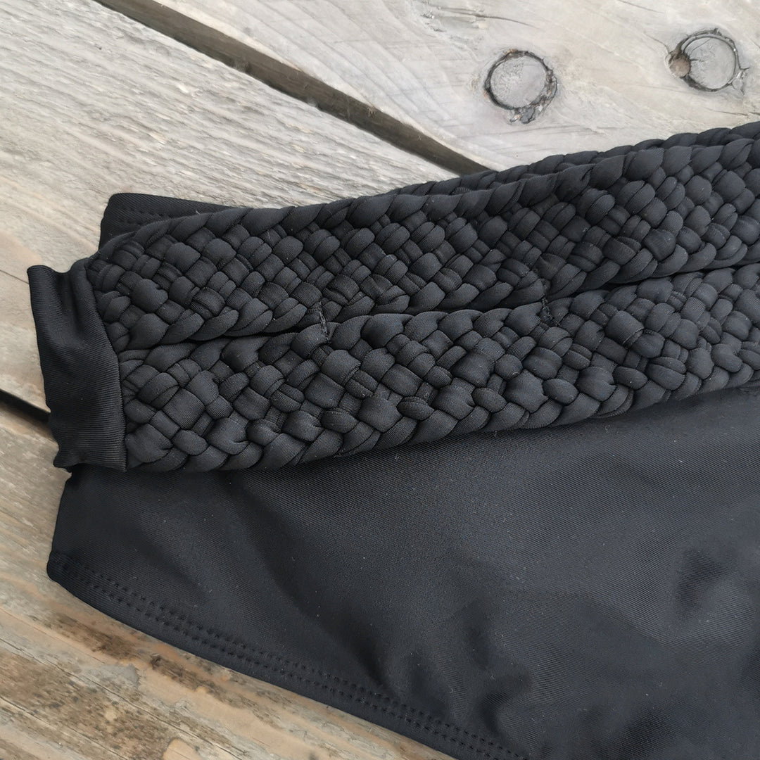 Dame bikini-sæt med innovativ bandeau-top og høj trusse Stilla