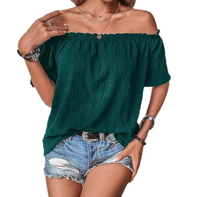 Dame Off-Shoulder Bluse Skovae