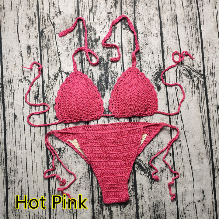 Dame flettet bikini-sæt Stilla