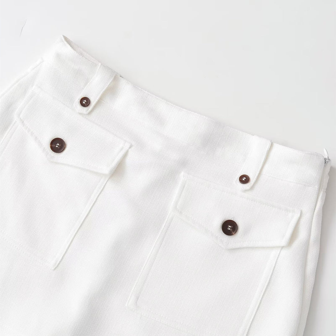 Dame-shorts med praktiske lommer og moderne snit Skovae