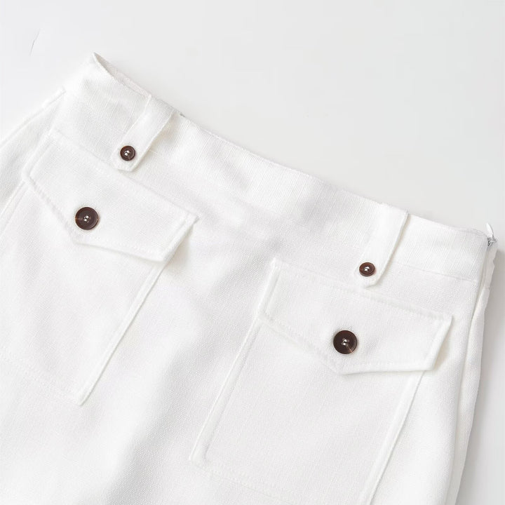 Dame-shorts med praktiske lommer og moderne snit Skovae