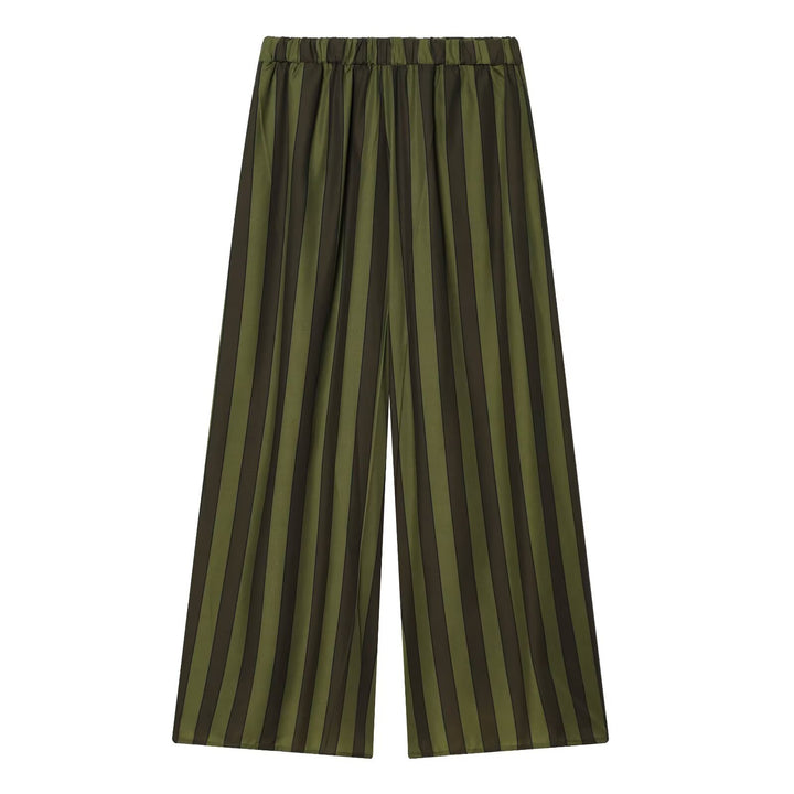 Dame elegant, bred bukser i moderne stribet look Skovae
