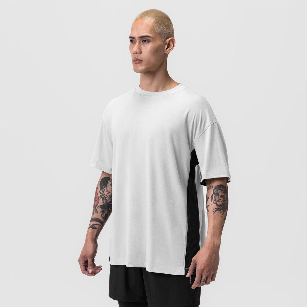 Herre afslappet oversized T-shirt med side mesh-indlæg Stilla