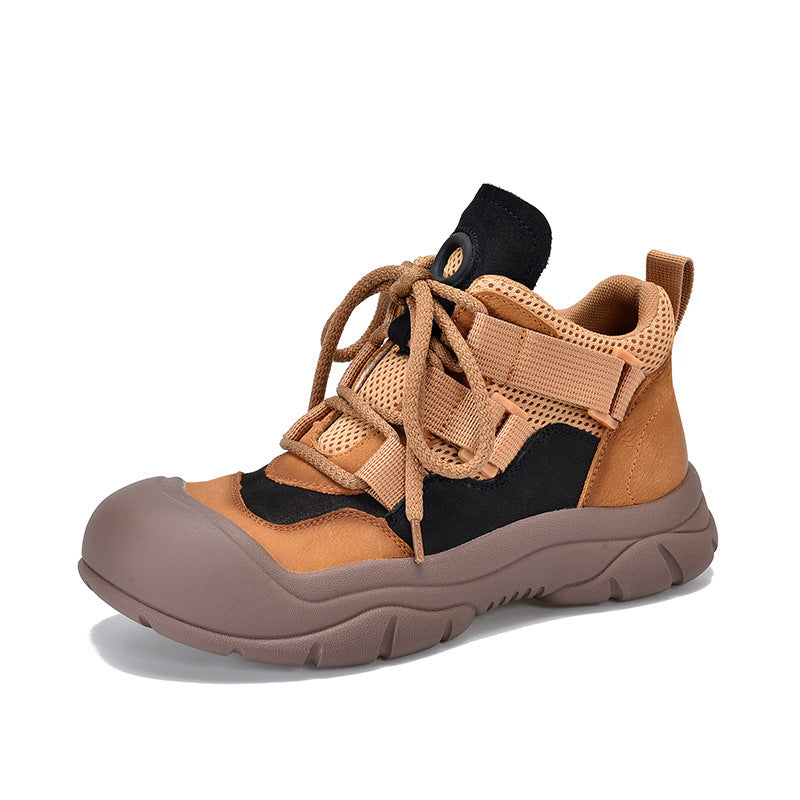 Dame Outdoor Sneakers i sporty design med elastisk snørresystem og skridsikker sål Stilla