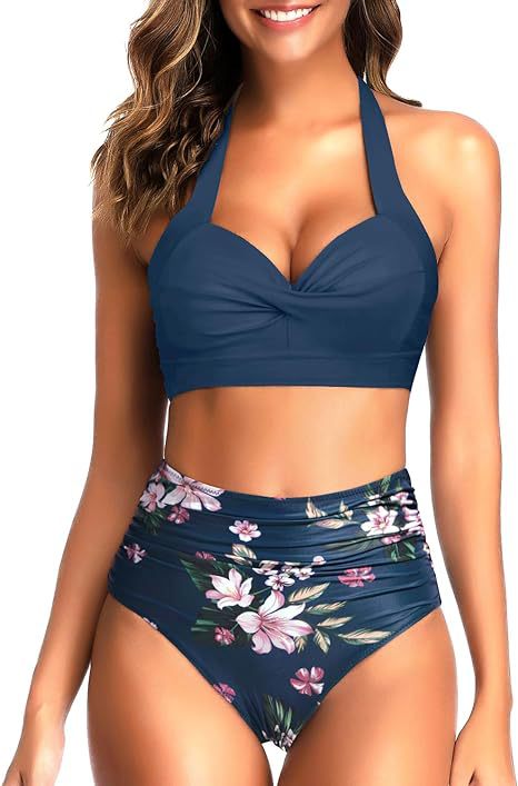 Damer Højt skåret bikini med raffineret top Skovae