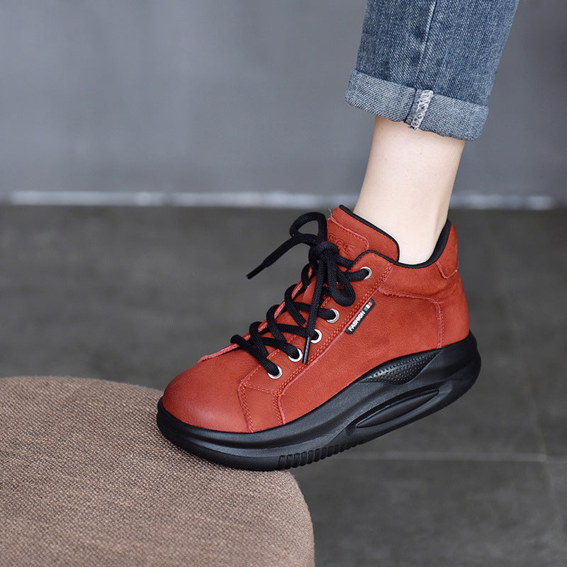 Dame Høj Sneakers med fleksibelt dæmpningssystem og skridsikker sål Stilla