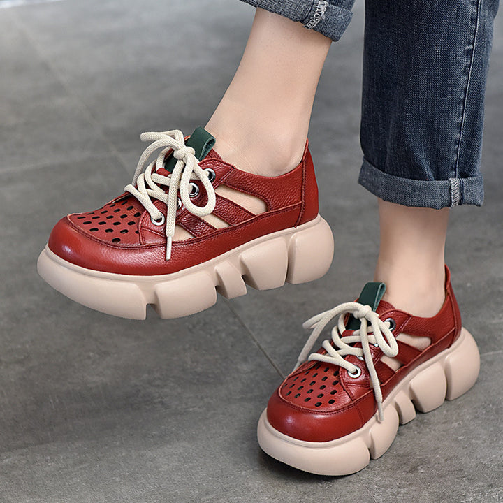 Dame luftige sneakers med gennemsigtigt design Stilla