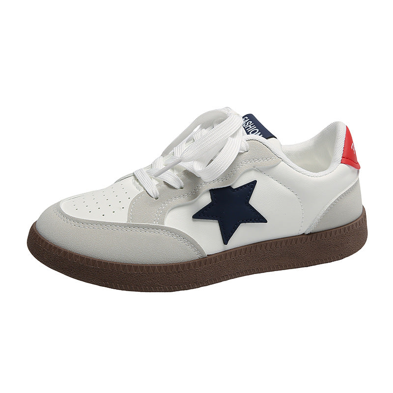 Dame Sneakers i sporty retro-design med polstret indersål Stilla