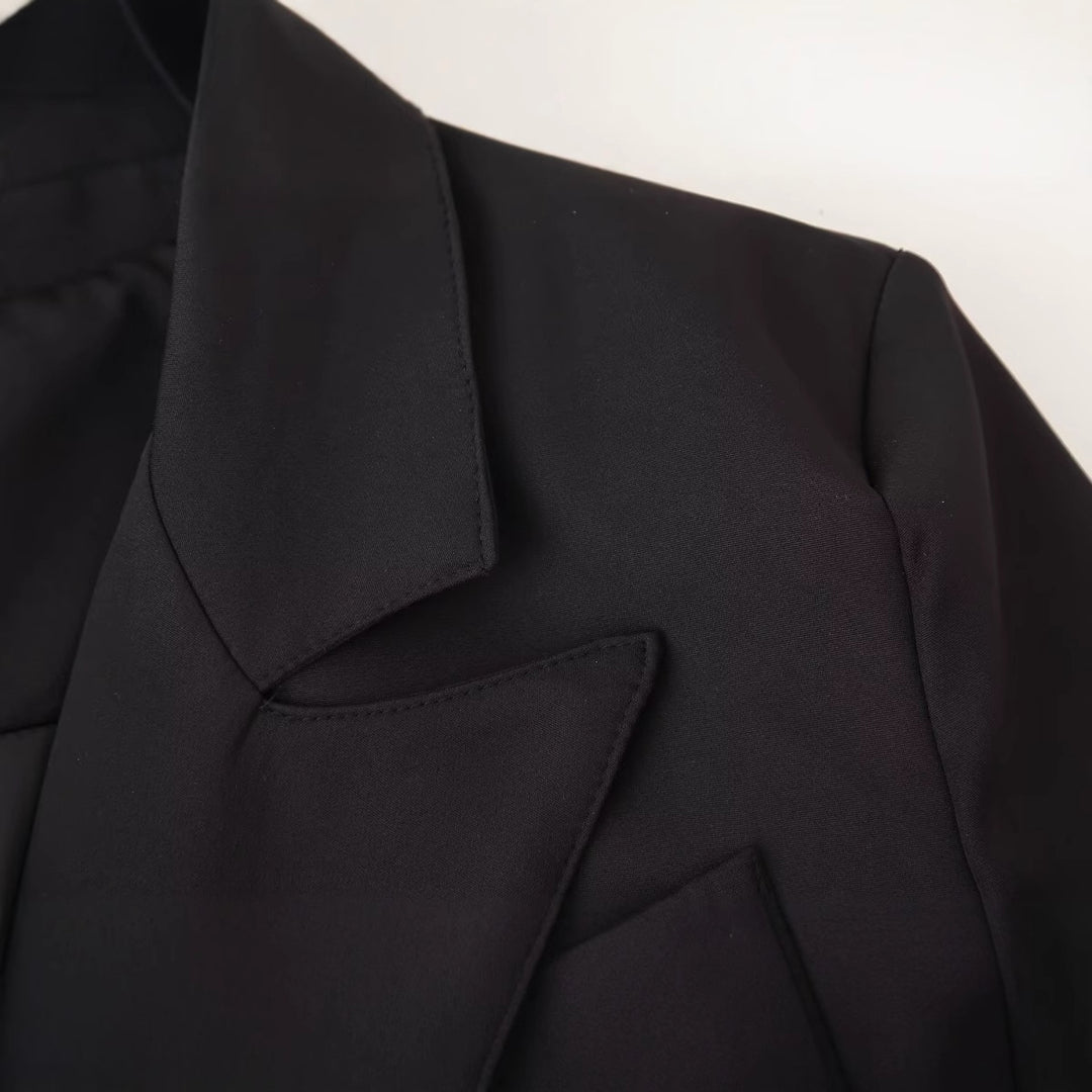 Damer elegant blazerjakke med slim fit Stilla