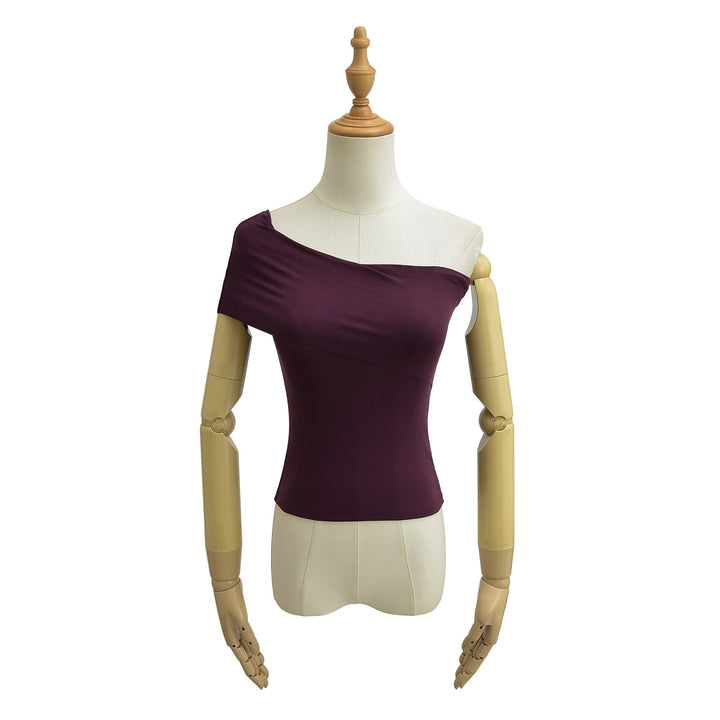 Dame Off-Shoulder Top med raffineret Drapé-design Stilla