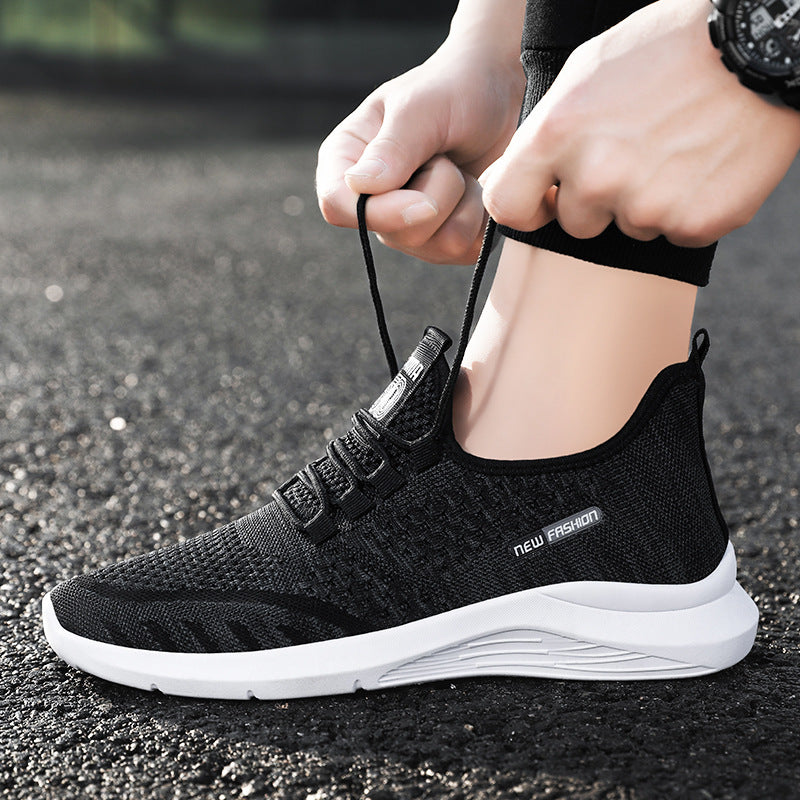 Dame Sporty Åndbar Sneakers med elastisk snøresystem og dæmpende fodseng Stilla