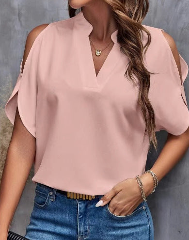 Dame Cold Shoulder Bluse Stilla