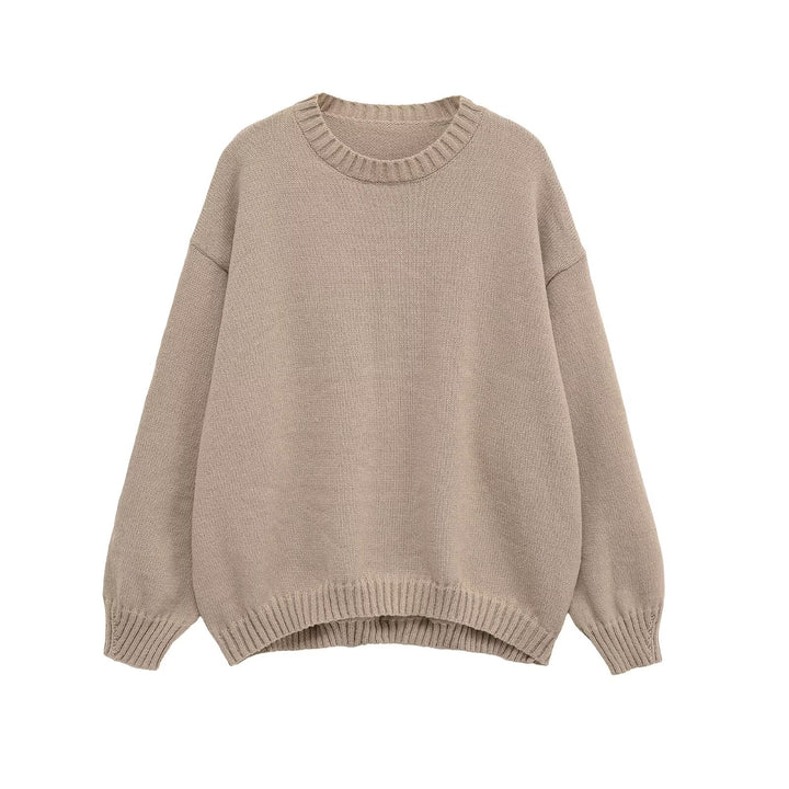 Dame hyggelig strikpullover Stilla