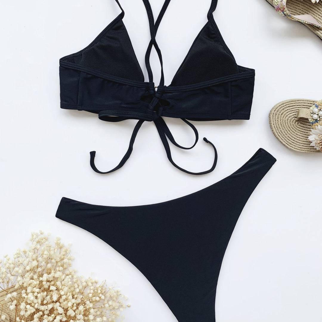 Dame justerbar Triangle-Bikini-Sæt Stilla 1750838746