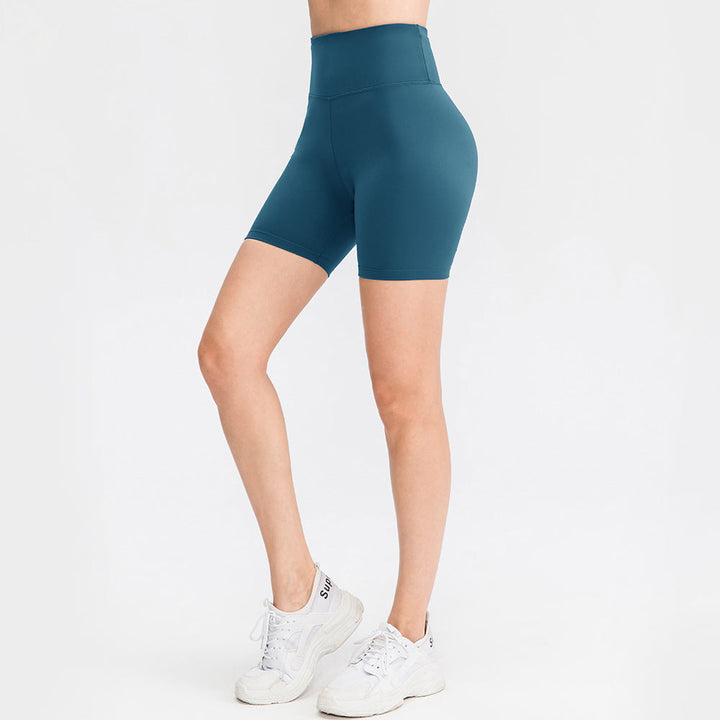 Stilla | Dobbelt Sidet Brocade Børstet Yoga Shorts Nude Følelse, Høj Talje, Hofte Løft Fitness Bukser