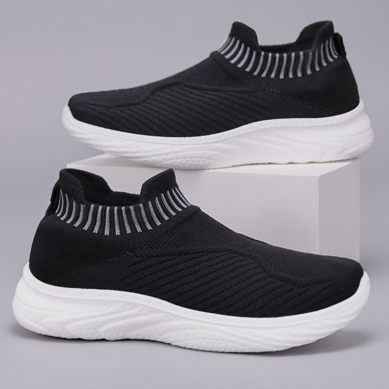 Damer Let Slip-On Sport-Sneakers med innovativ mesh-konstruktion og fleksibel sål Stilla