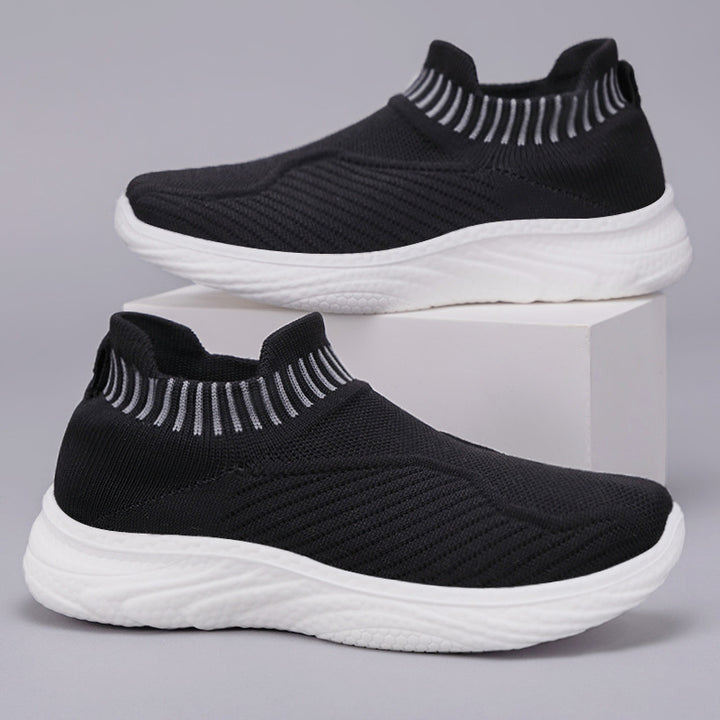 Damer Let Slip-On Sport-Sneakers med innovativ mesh-konstruktion og fleksibel sål Stilla