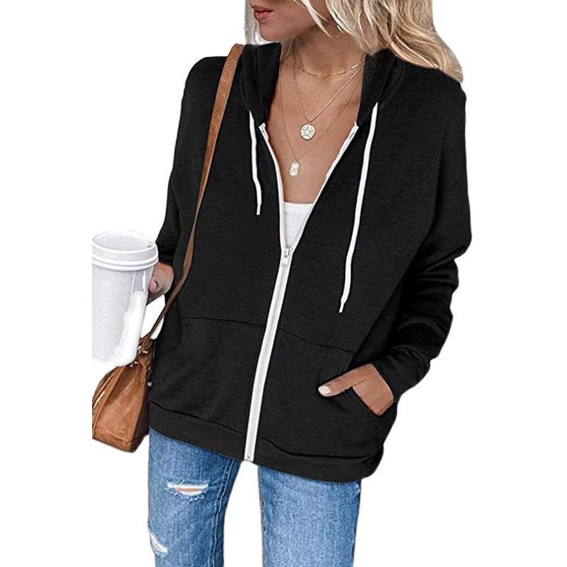 Kvinders casual hoodie lavet af letvægts, åndbart materiale med praktiske lommer Stilla