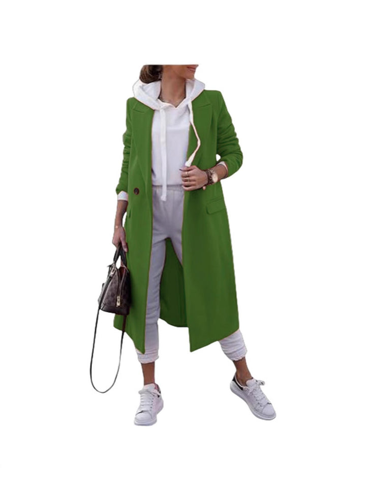 Kvindernes elegante overgangsjakke med stilfulde revers og praktiske lommer Stilla