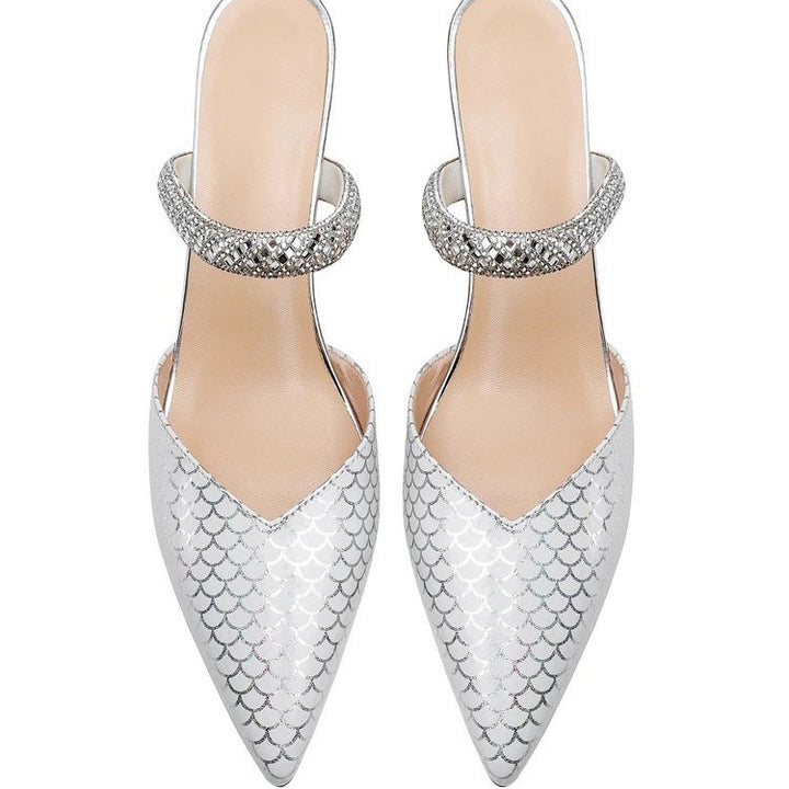 Dame Mode Slip-On Pumps med elegant smykkepynt Stilla