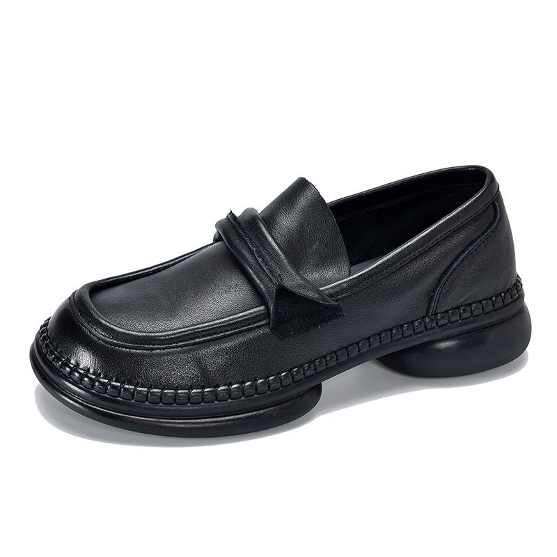 Dame Mokassin-Slipper i højkvalitets læder med ergonomisk fodseng og skridsikker sål Stilla