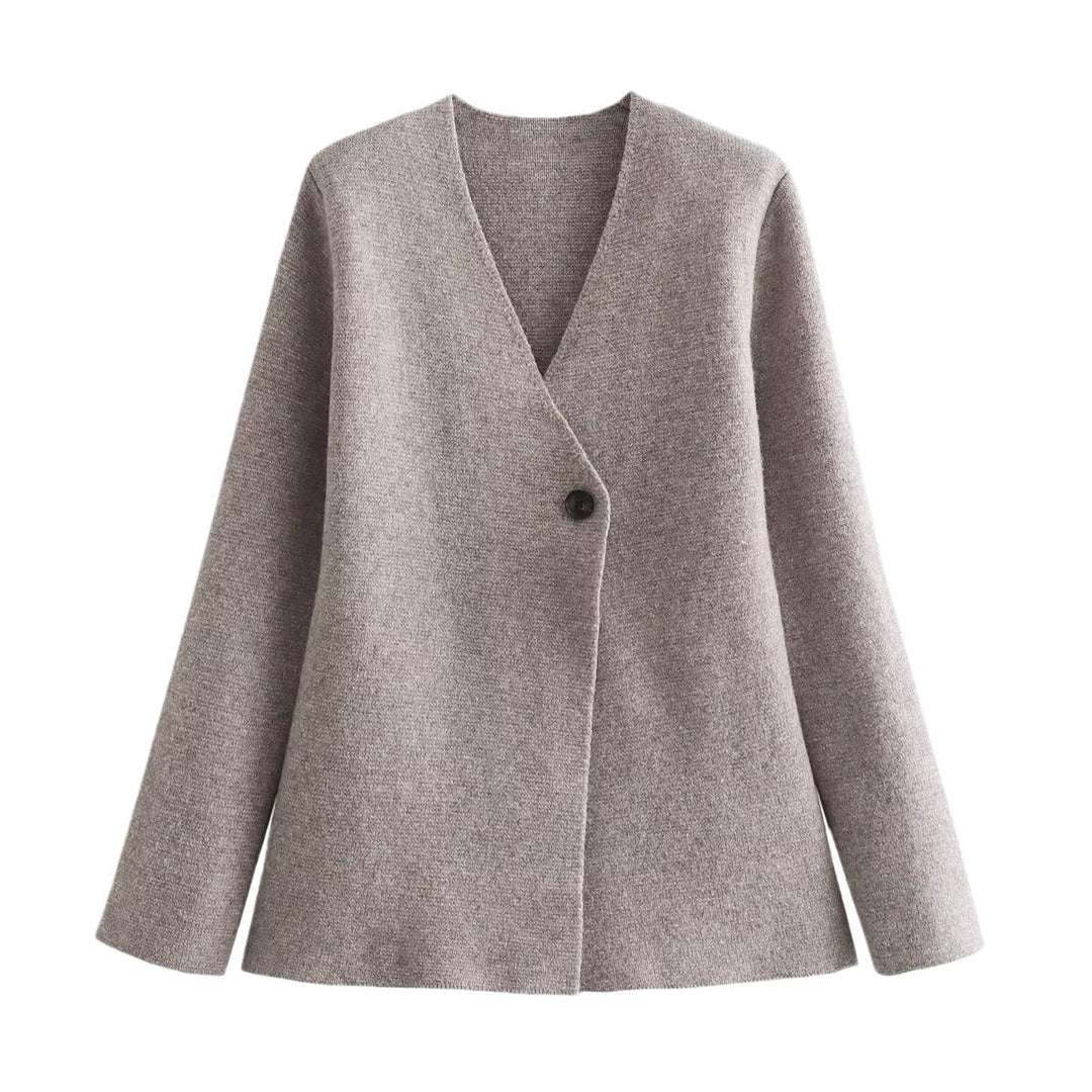 Kvinders elegante cardigan med moderne snit og fuld knaplukning Stilla