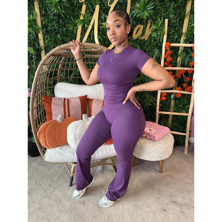 Damen Sportlicher Jumpsuit mit figurbetontem Schnitt und ästhetischem Design Skovae
