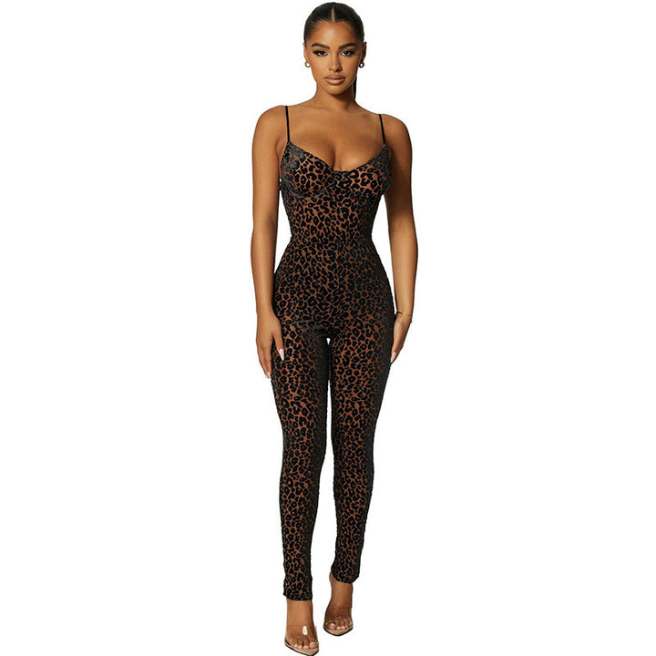 Dame kattemønster catsuit Stilla