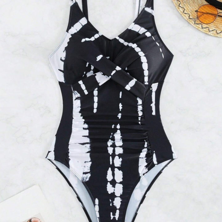 Dame Én-delt Badedragt med moderne Bustier-design og sidelægningsdetaljer Stilla