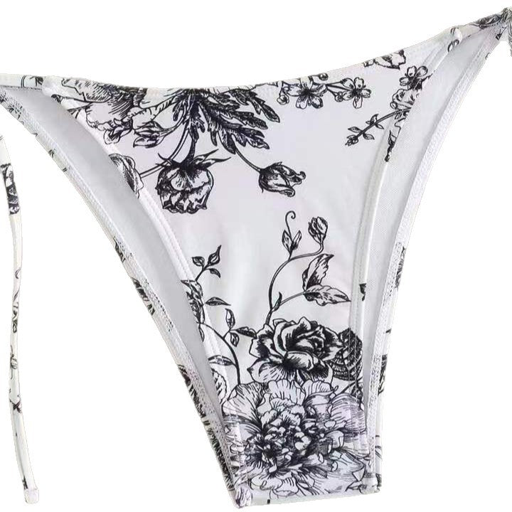 Dame Elegant Triangel-Bikini-Sæt med aftagelige puder Skovae
