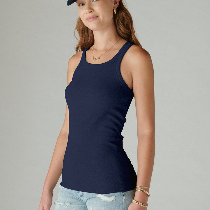 Dame Racerback Tanktop i åndbar bomuld Stilla