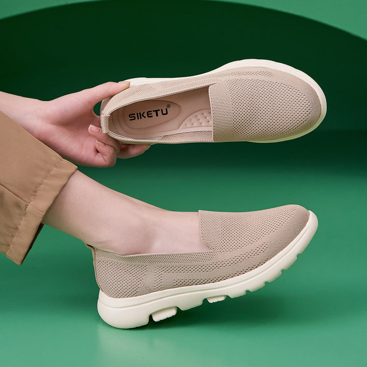 Dame Slip-On Sneakers med åndbar mesh-overflade og komfortabel dæmpningsteknologi Stilla