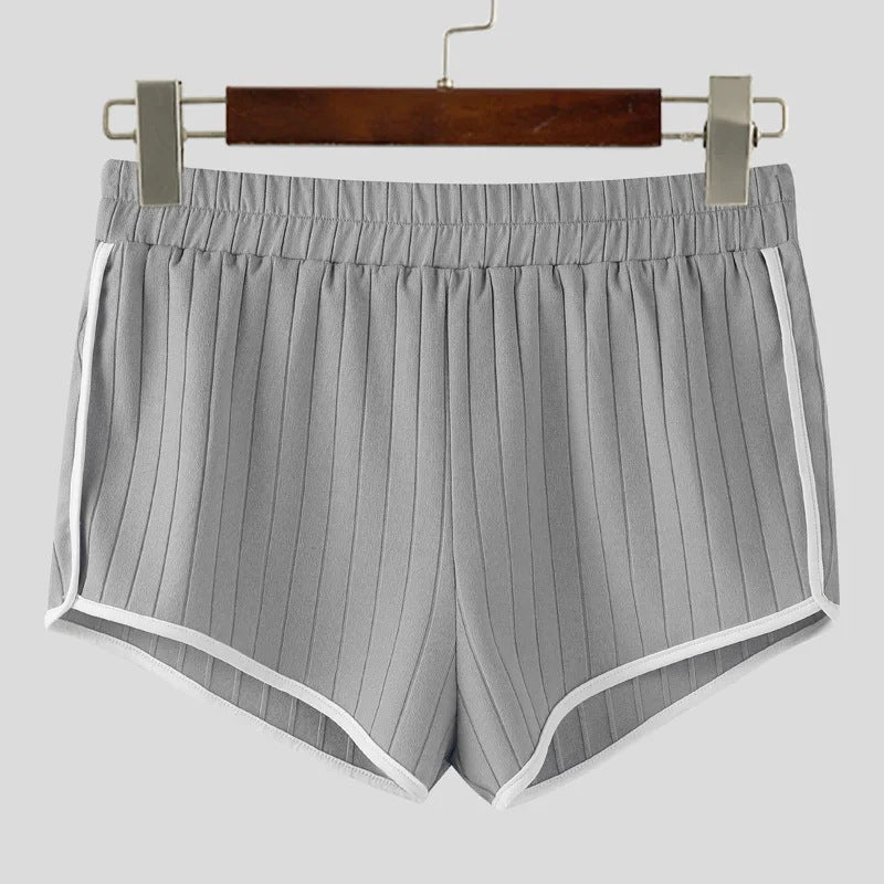 Dame nan plisserede fritidsshorts med elastisk komforttalje og kontrastpiping Skovae