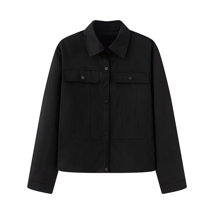 Dame casual jeansjakke med praktiske lommer Stilla