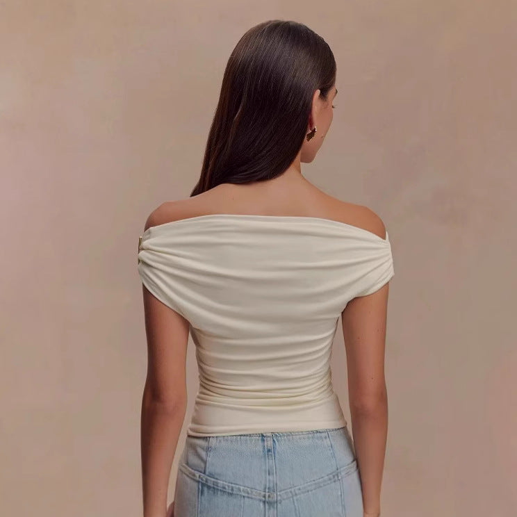 Femme Off-Shoulder Ruffle Top Stilla