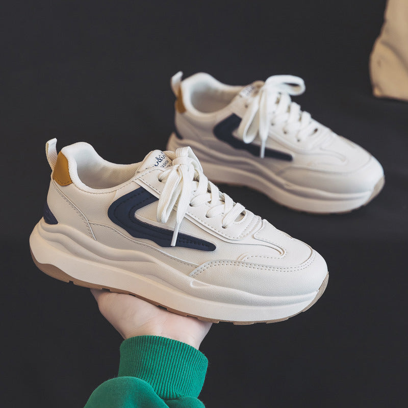 Dame Chunky Sneakers med sportsligt design Stilla