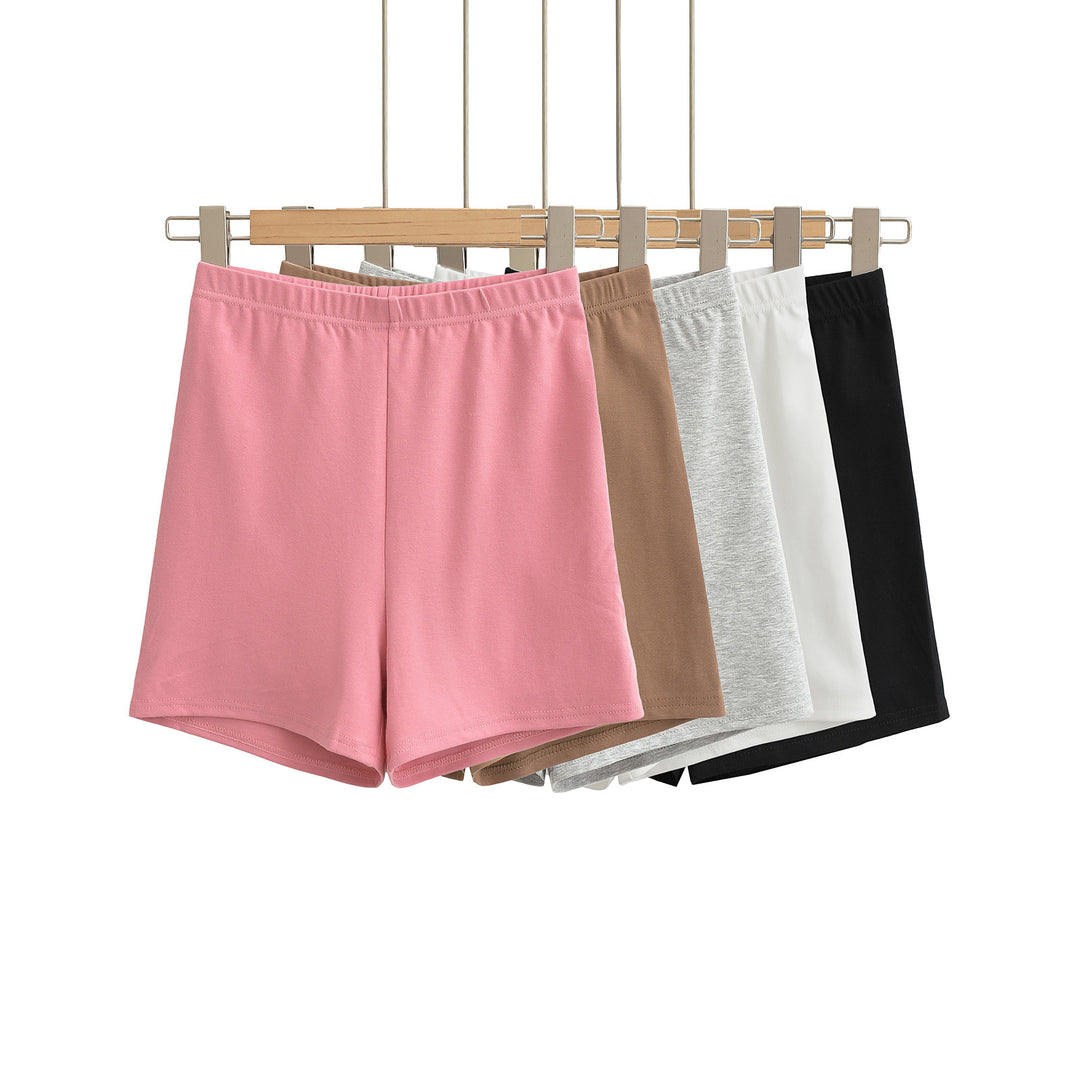 Dame Sportliche Fritidshort i let bomuldsblanding med elastisk talje Stilla