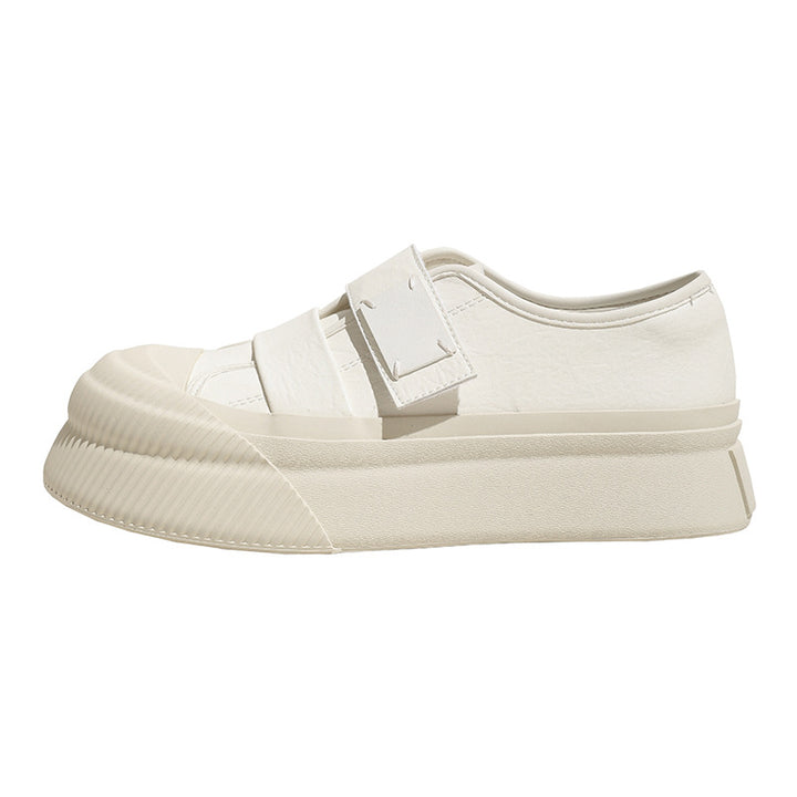 Dame Sneakers i sporty design med forhøjet sålprofil og praktisk velcro Stilla